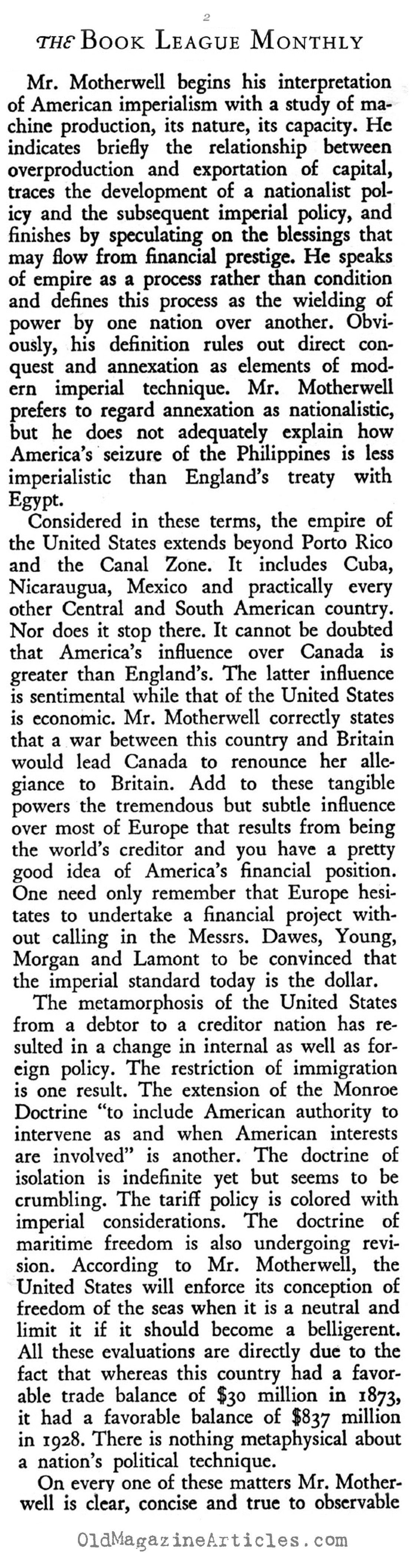 American Imperialism