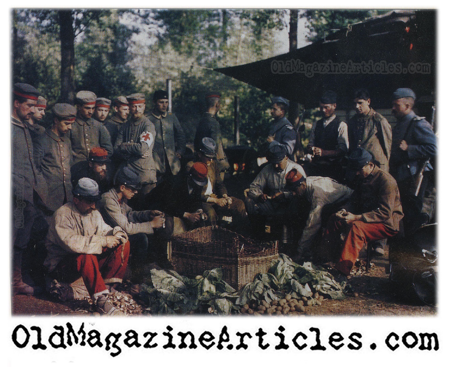 W.W. I German Prisoners Photographed in Color (1915)