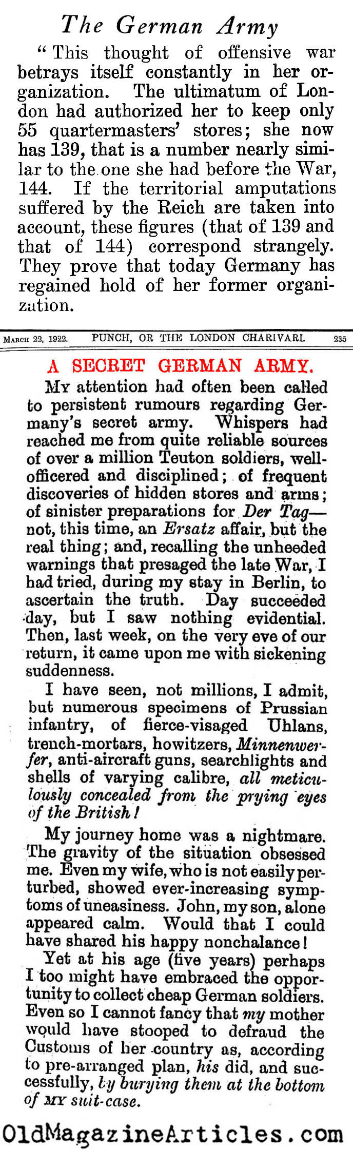 A Secret German Army?