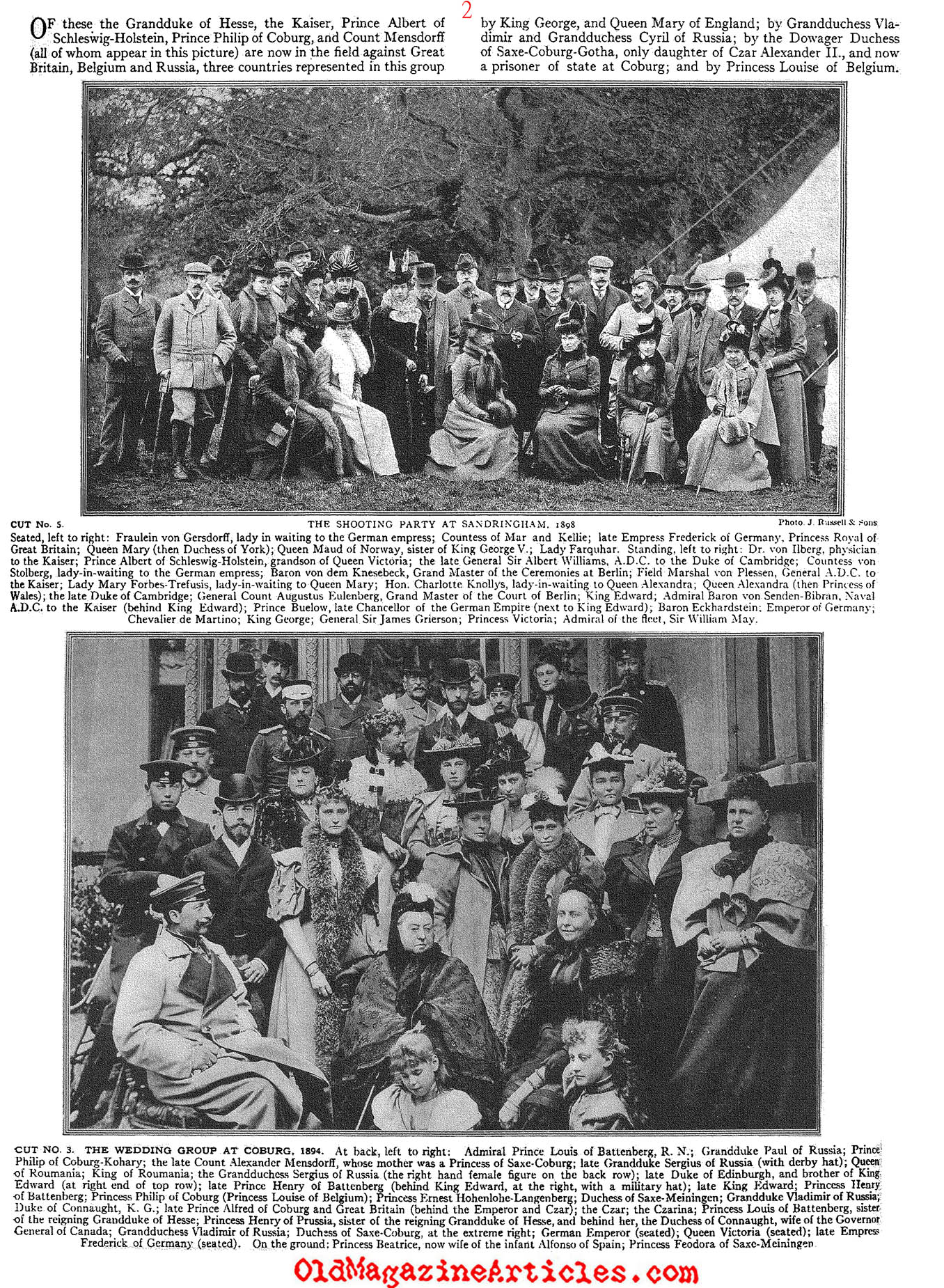 Four Photographs [BR] of the [BR] Extended Royal Family
