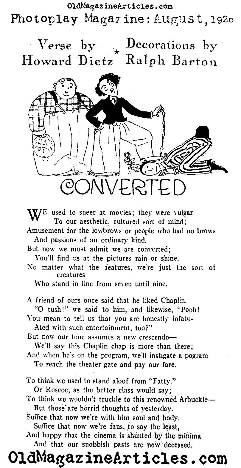 The Conversion of Silent Movie Haters