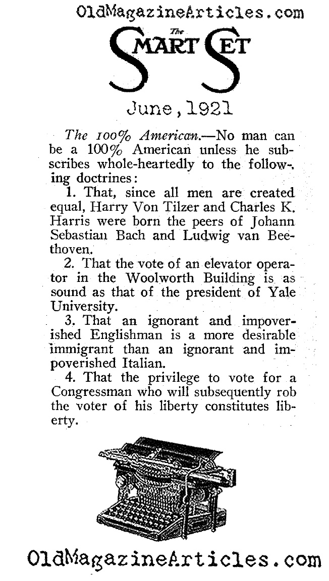 The American Conceptof Equality