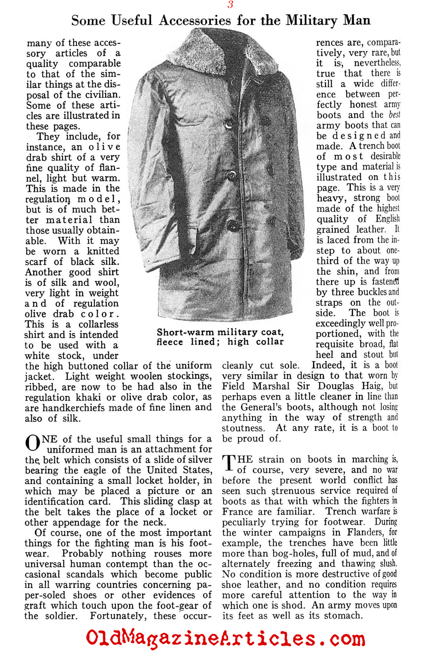 U.S. Army Uniforms for the Blue-Blooded Officers of [br]World War One