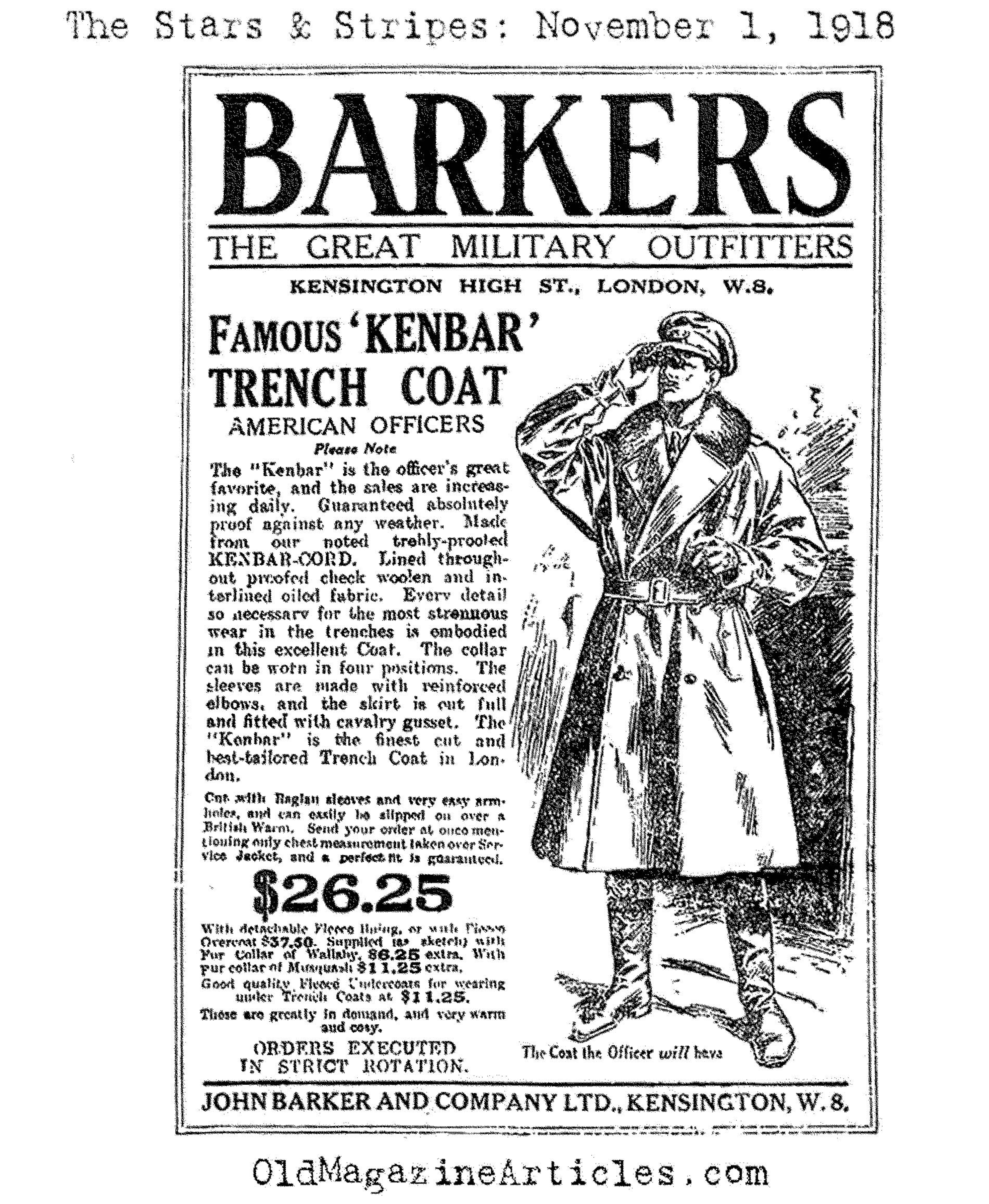 The Barker [br]Trench Coat