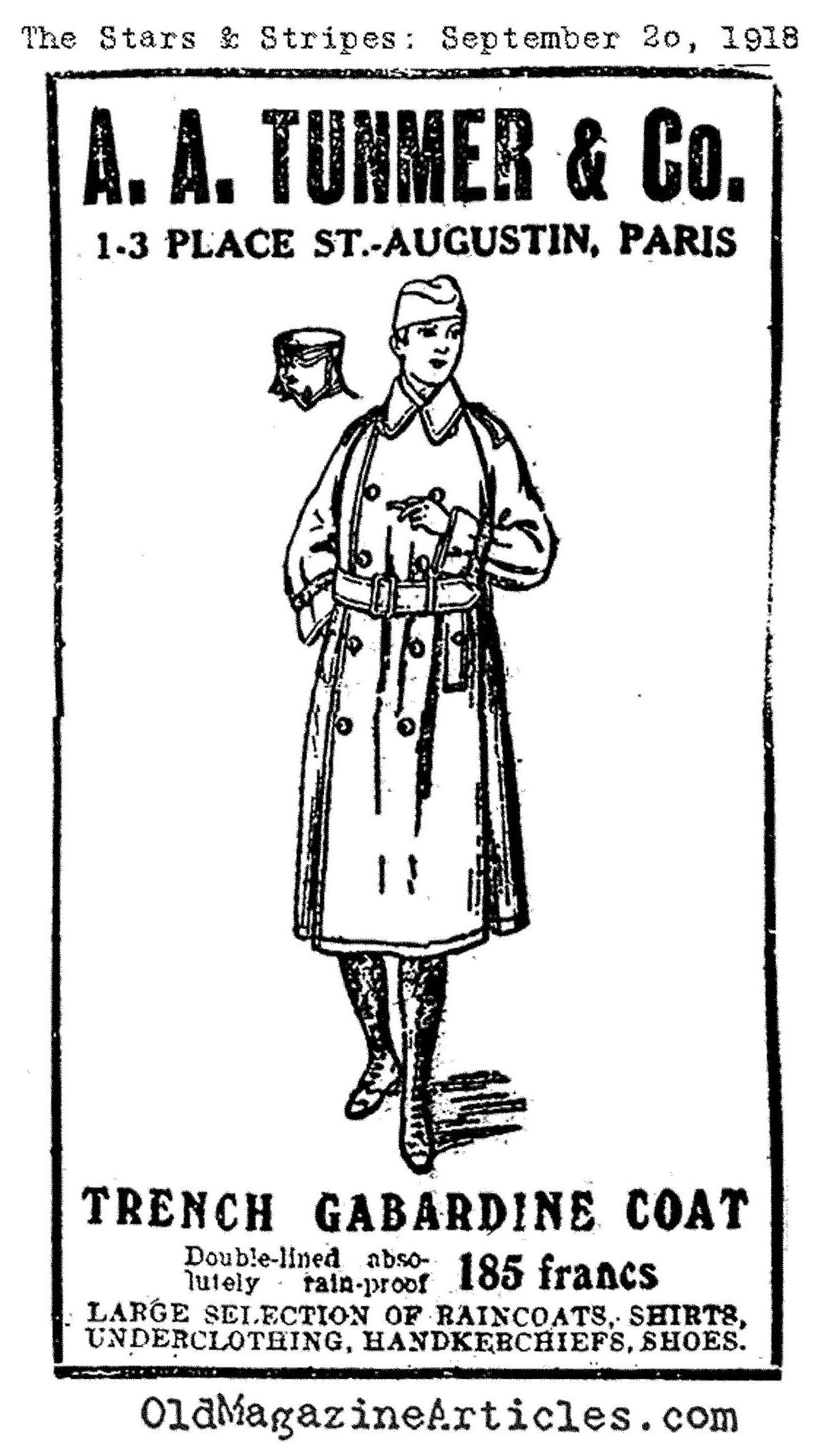 The Tunmer Trench Coat for Officers