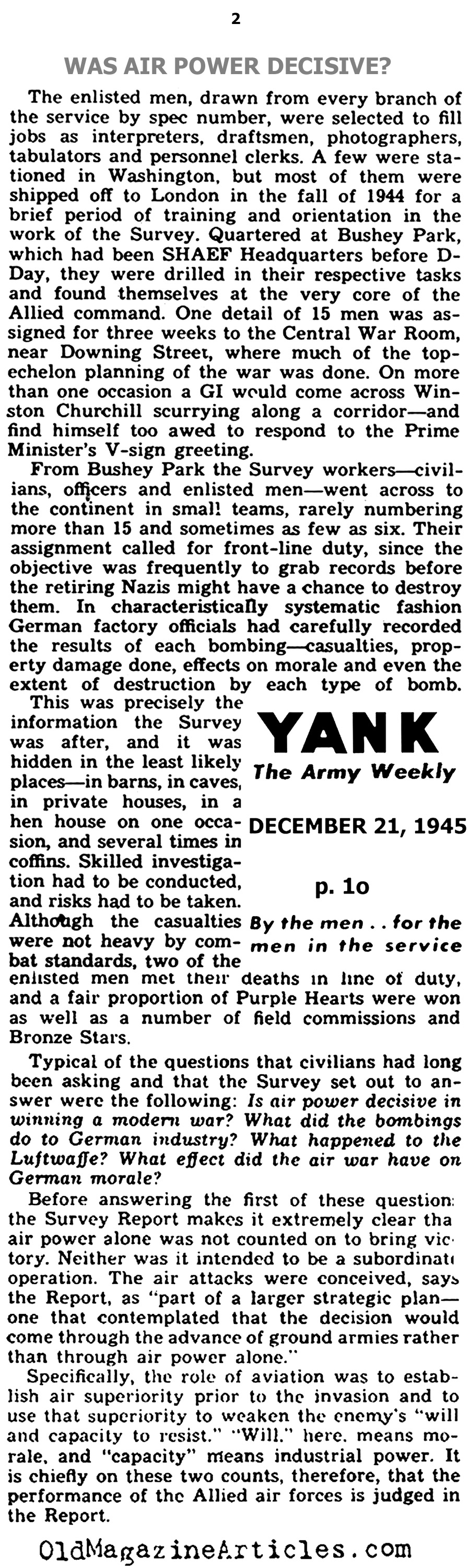 Results of Bombers[br] Over Germany