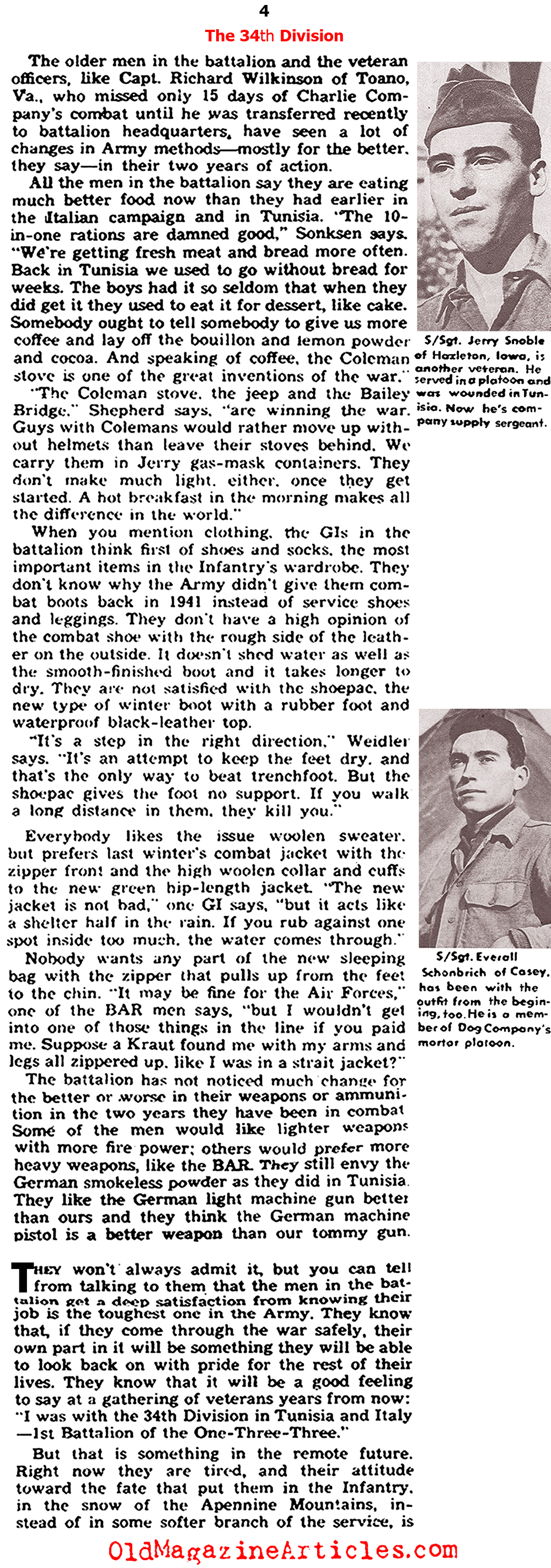 The Iowa Men of the 34th Division