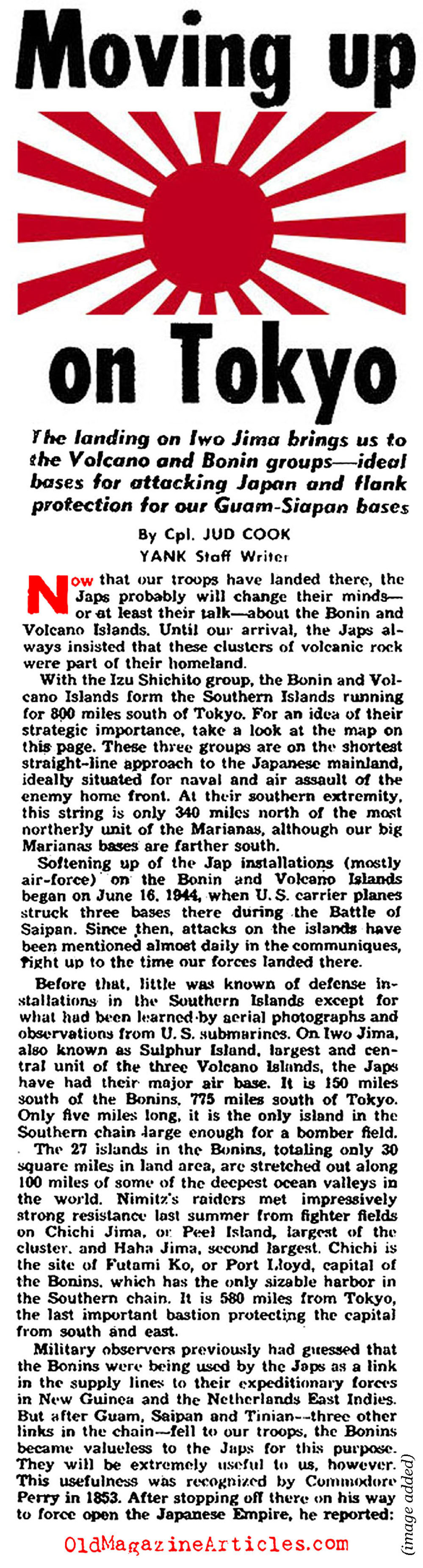 Plans for the Invasion of Japan and the Importance of Iwo Jima