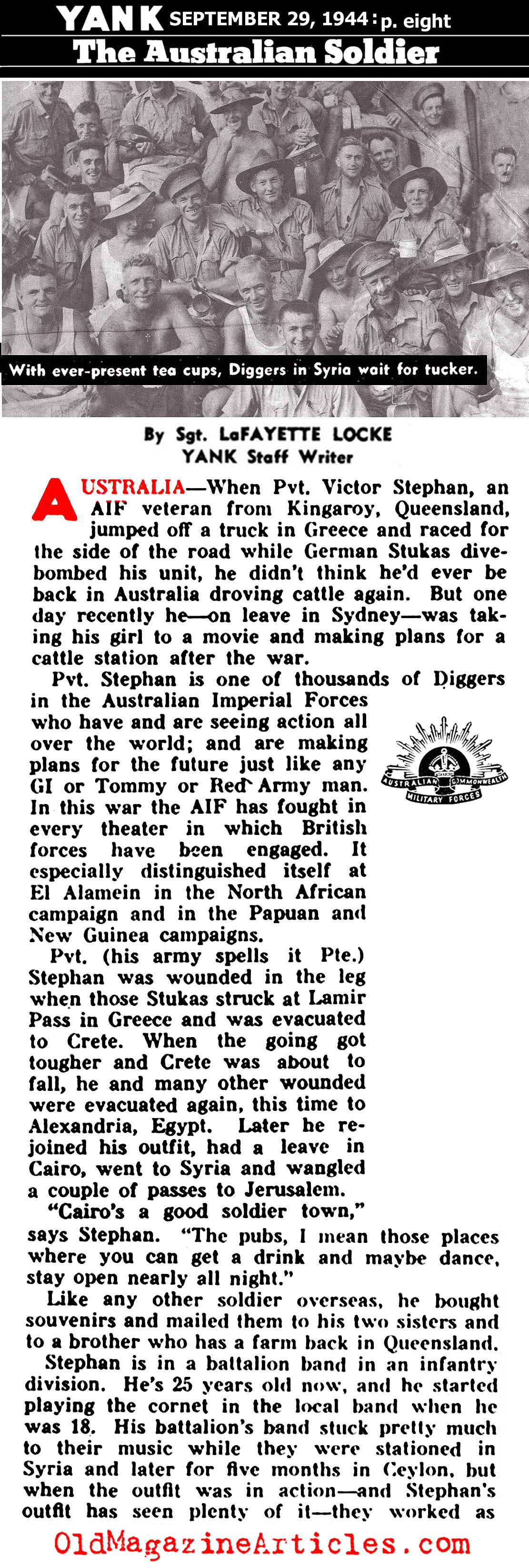 The Australian Soldier[br] of World War II