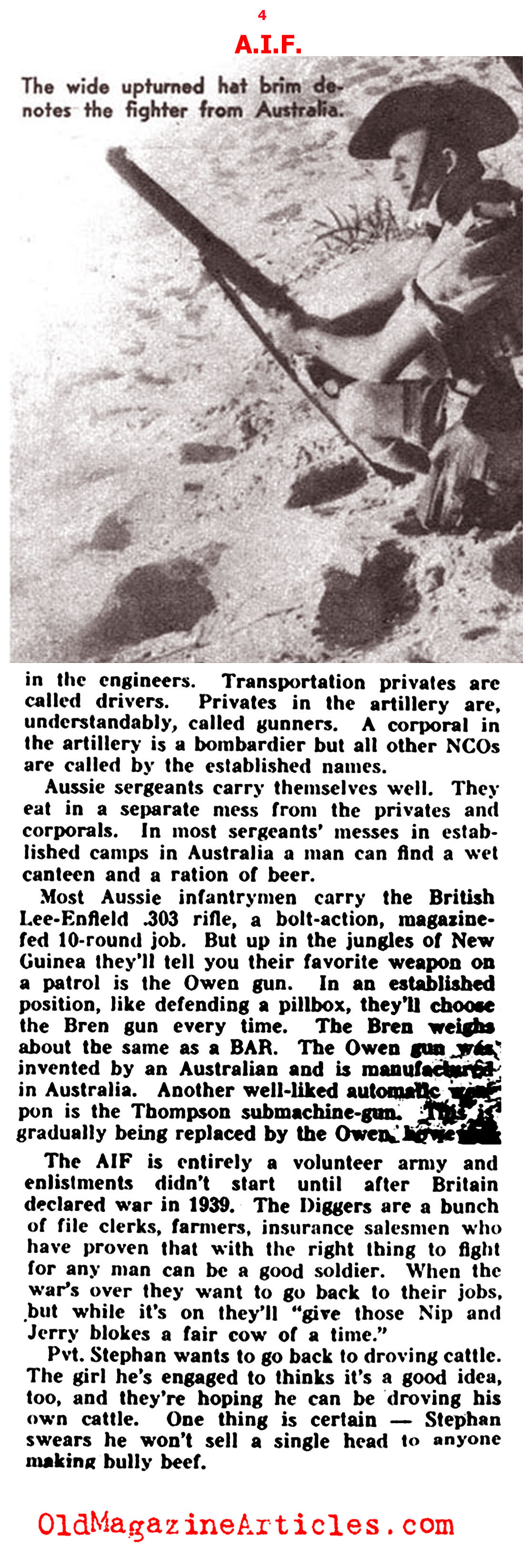 The Australian Soldier[br] of World War II
