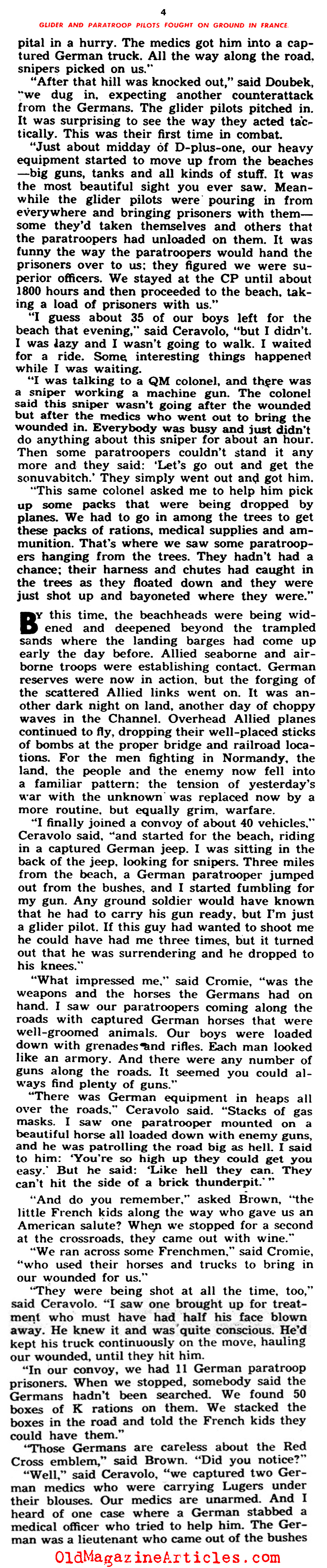 The D-Day Glider Pilots Tell All