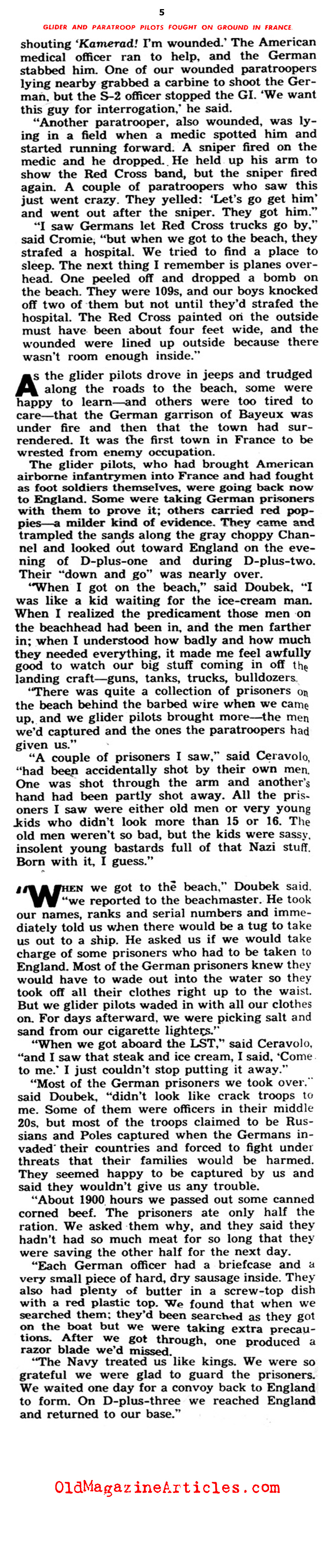 The D-Day Glider Pilots Tell All
