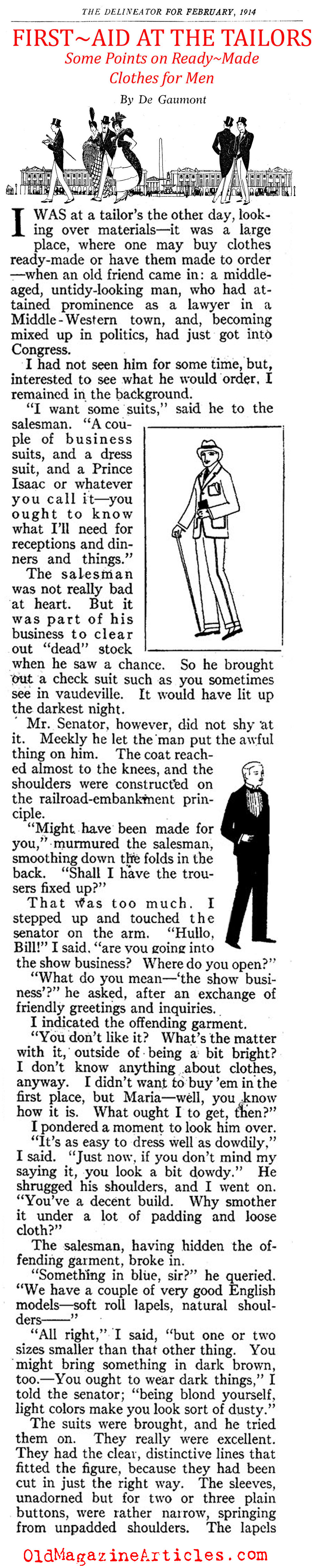 Fashion DOs and Fashion DON'Ts for the Year 1914