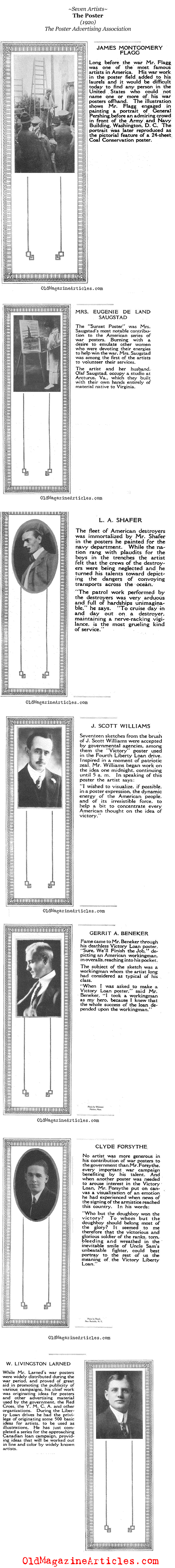 Seven W.W. I Poster Artists