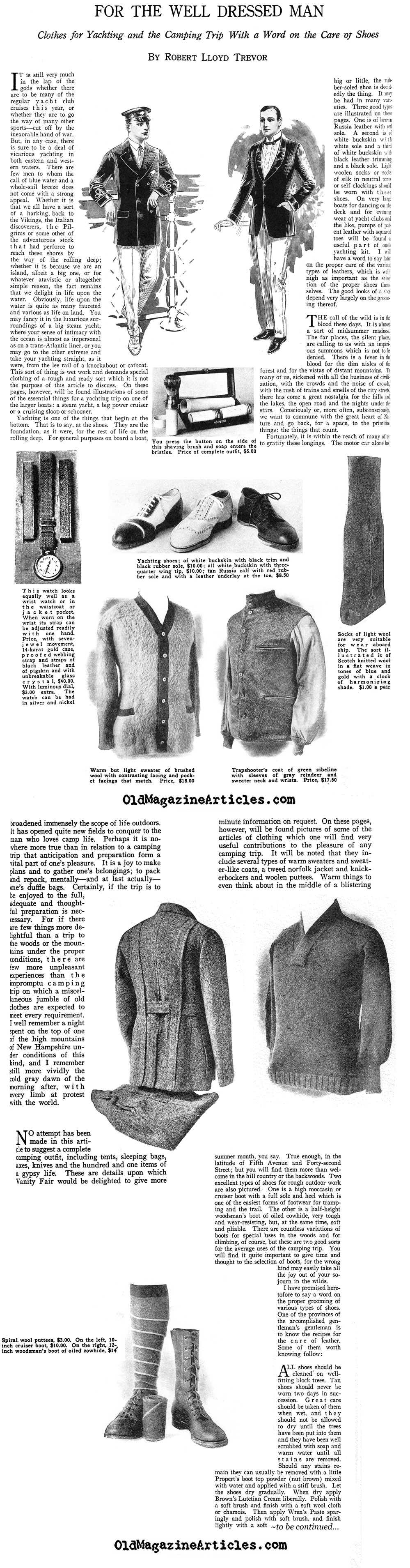 Fashions for Men of the Forrest and of the Sea