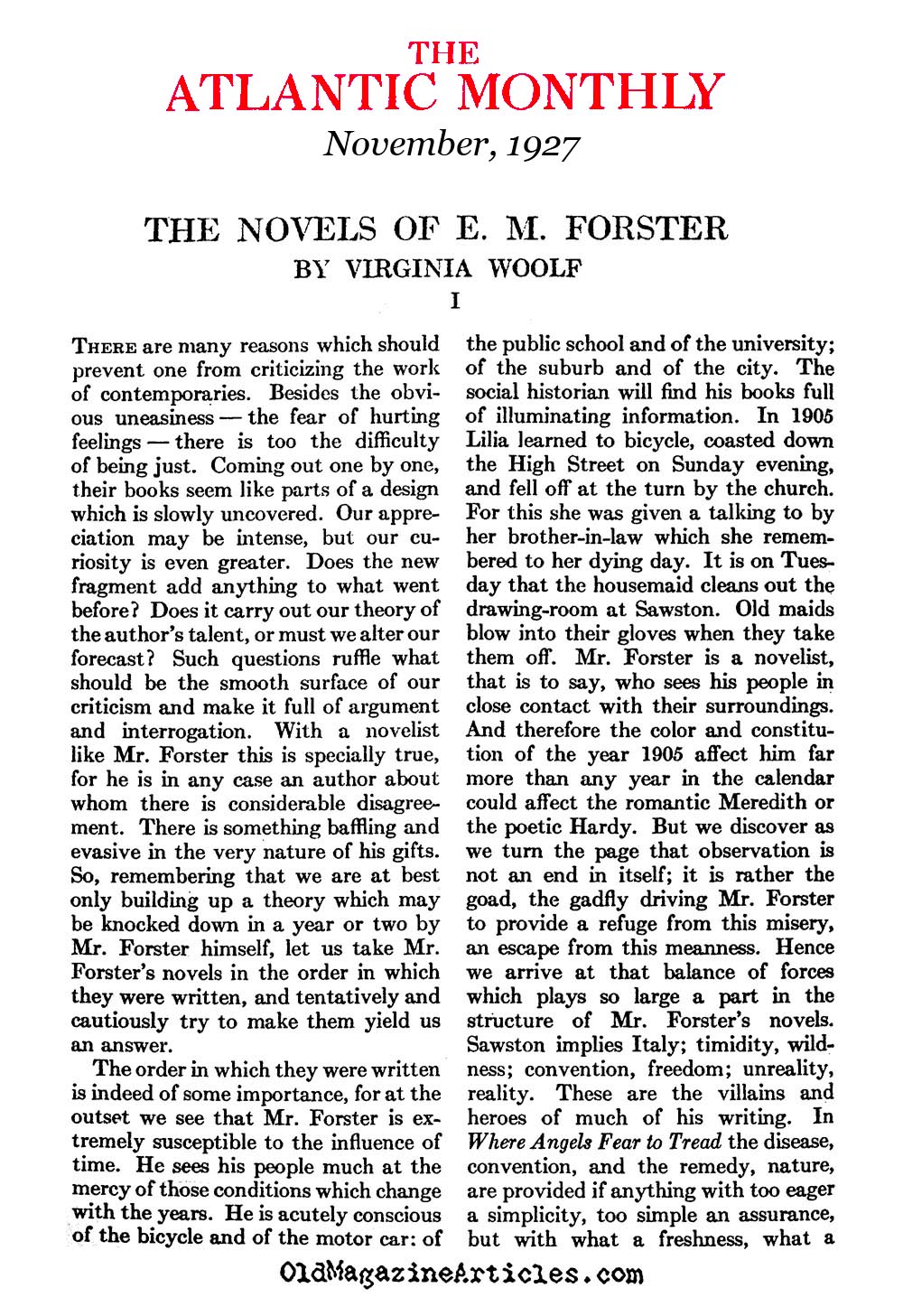 E.M. Forster