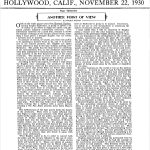 The Film Spectator Magazine Articles